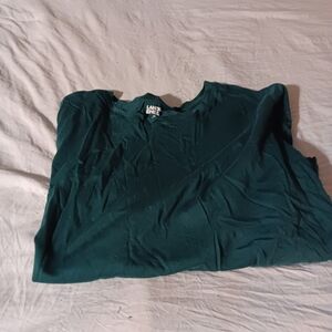 Lands' End Forest Green T-Shirt, Size 3X,Longsleebe